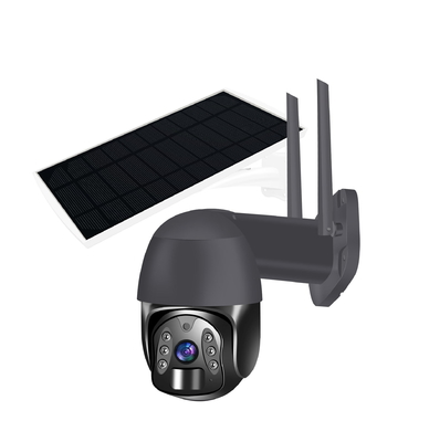 Kubah Baterai Lithium NTC 4G Kamera PTZ Night Vision 2.0MP 200W 850nm Inframerah