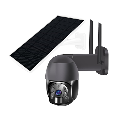 Kubah Baterai Lithium NTC 4G Kamera PTZ Night Vision 2.0MP 200W 850nm Inframerah