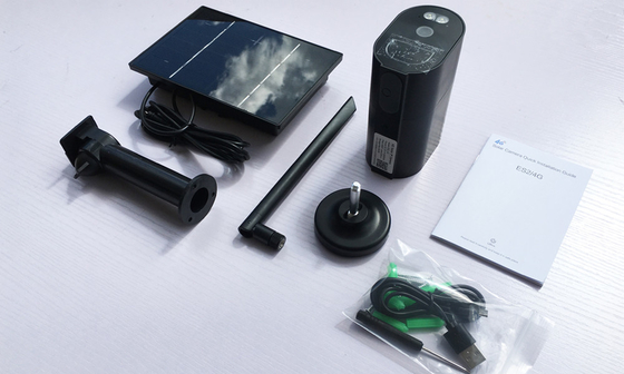 12000MAH 4G Wifi Kamera Keamanan PIR Alarm 3.6mm Lens Dome Kamera Keamanan