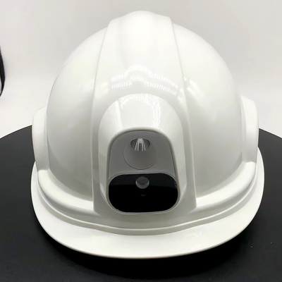 Hard hat Safety helmet 4G Real-Time GPS wifi streaming langsung untuk server perangkat lunak akhir Konstruksi Penambangan