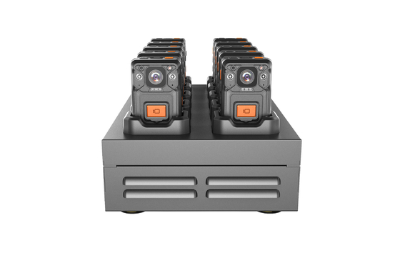 FCC Camera Docking Station Bingkai Logam 10 Port Stasiun Pengisian Kamera