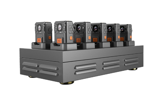 FCC Camera Docking Station Bingkai Logam 10 Port Stasiun Pengisian Kamera