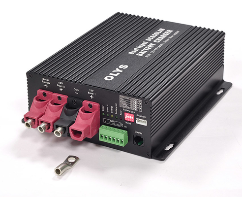 Smart Dual Input DC Solar Automatic Battery Charger 12V MPPT Solar Charge Controller
