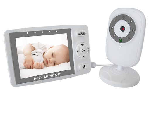 Layar 3,5 Inch Wireless Baby Monitor HD 2 Way Intercom Built-in Baterai Li 1300MAH
