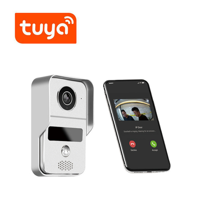 2.4 Ghz Nirkabel Wifi Video Door Phone Tuya App 10.1 Inch Touch Indoor Display