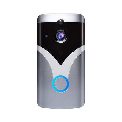 Tampilan Aktif Telepon Pintu Video Nirkabel 2.0 Mega Smart Wifi Bel Pintu Penyimpanan Cloud