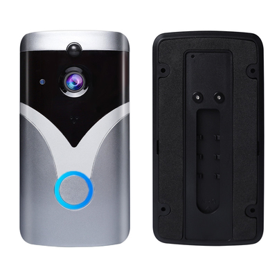 Tampilan Aktif Telepon Pintu Video Nirkabel 2.0 Mega Smart Wifi Bel Pintu Penyimpanan Cloud