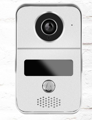 DC12V WIFI Video Bel Pintu IR CUT Tanpa Penyimpangan Warna Dengan APLIKASI Tuya