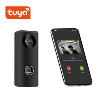 Full Duplex Talk 1080P Smart Wifi Bel Kamera IR Cut Tanpa Penyimpangan Warna