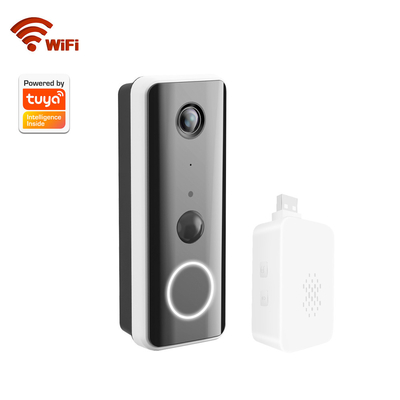 Kamera Bel Pintu Wifi 1080p Interkom Dua Arah Dengan Lonceng