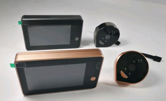 Video Bel Video Lubang Intip Bertenaga Baterai Dengan LCD Definisi Tinggi 4,3 Inci