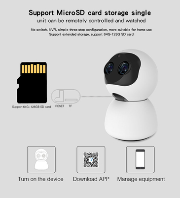 Kamera Pengawas PTZ Teropong Dua Arah Suara Interkom 1080P PTZ WIFI IP Camera