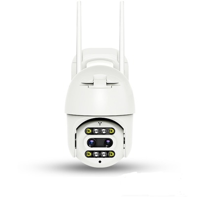 Teropong 2.0MP 4G Wifi Kamera Keamanan Bentuk Kubah DC12V 2A Night Vision
