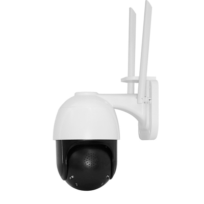 WIFI Kabel Kamera Keamanan Lensa Ganda 1080P 2.0MP HD AI Recognition Night Vision
