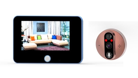 1080P Lubang Video WIFI Bel Pintu Baterai 5000mAH IR CUT Saklar Otomatis