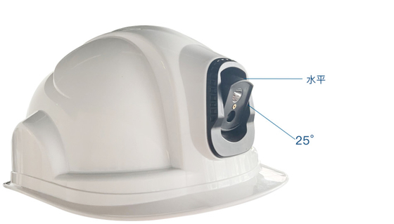 4G GPS Wifi Live Stream Safety Helmet Camera Untuk Situs Konstruksi Pertambangan