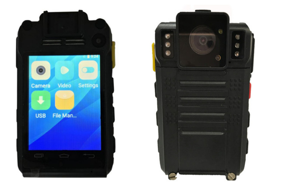 Kamera Tubuh Polisi yang Dioperasikan dengan Baterai Layar Sentuh 1080P 2,8 Inch