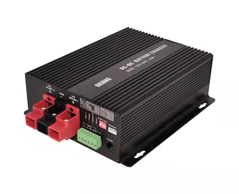 Pengisi Daya Baterai DC DC Cerdas Otomatis 390w Saklar DIP Ukuran Ringkas
