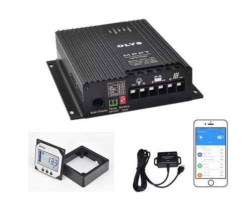 430W MPPT Solar Charge Controller Pengisi Daya Baterai DC Panel Surya Max 50V