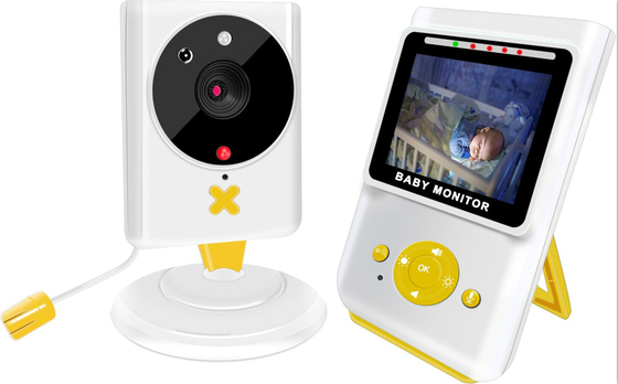 2.4 Inch Night Vision Wireless Baby Monitor Mendukung Tampilan TV Transmisi Jarak Jauh