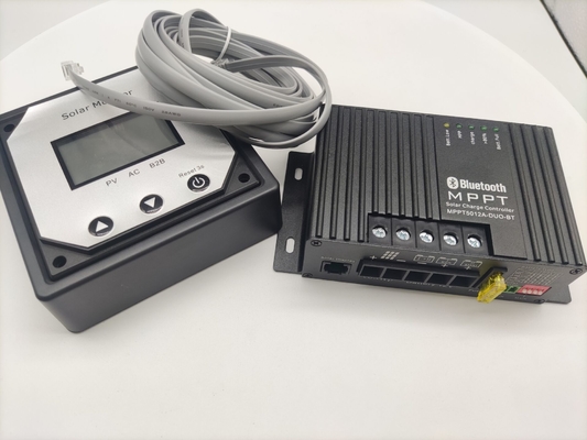 50V Max 25A Baterai Ganda MPPT Charge Controller Efisiensi 99,8% Untuk RV Caravan Boat