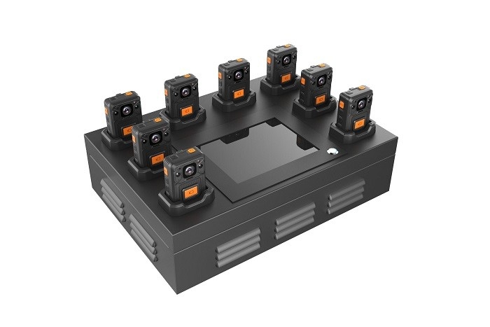 High Speed Performance Body Camera Docking Station Dengan Standar 32GB Dibangun Dalam SSD
