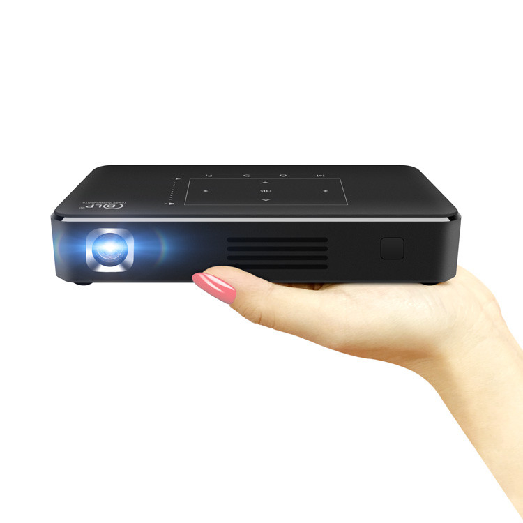 150 Lumens Dlp Portable Projector Android 9.0 Sistem 3d 4k Decoding Input