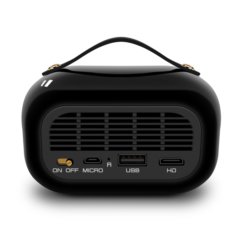 65 Lumens DLP Smart Projector Android 9.0 Sistem 4K Decoding Input Four-Corner Correction
