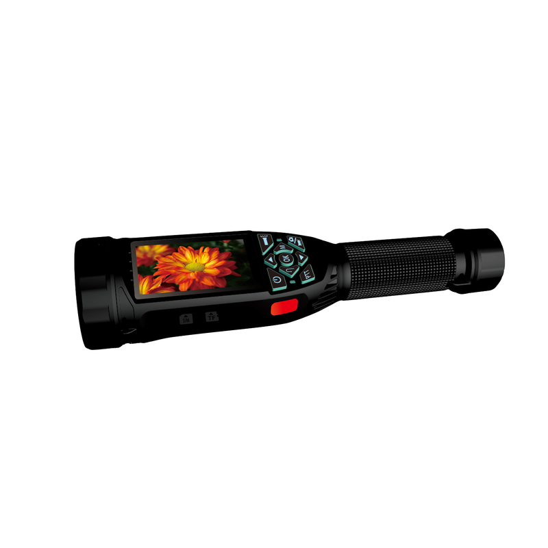 IP66 120 Degree Flashlight Camera Recorder Dengan High Brightness LED Flashlight