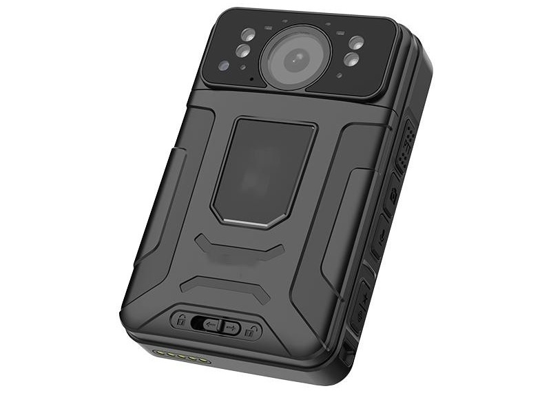 2.4 inci waterproof body camera dengan lensa sudut lebar 120 derajat dan baterai 5000mah fungsi pengenalan wajah