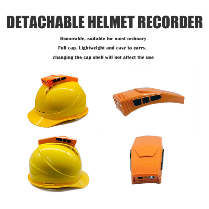 Split 4G Multi-Function Mini Portable Helmet Camera 1080P 30fps/720 30fps Format MP4 Rasio sinyal ke kebisingan 42db AGC OFF