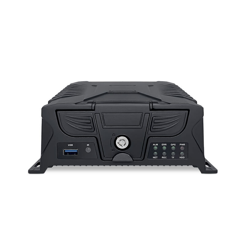 4G Mobile DVR 4 Channel Mobile Video Recorder dengan kinerja stabil dan built-in Farad Capacitor untuk Power Off Video Protection