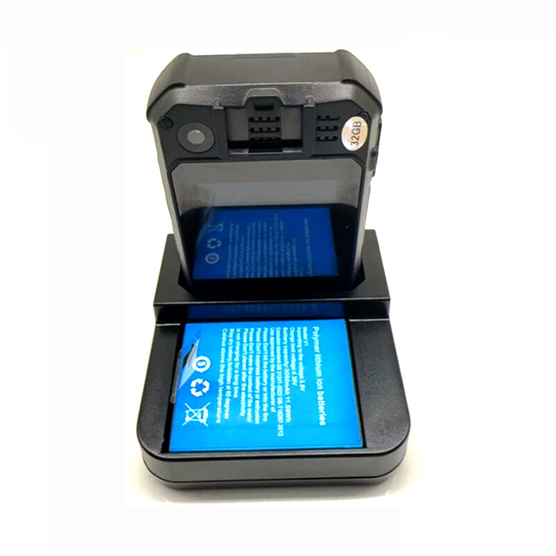 4G wifi Penegak hukum Night vision Bodycam dengan NFC security guard recorder