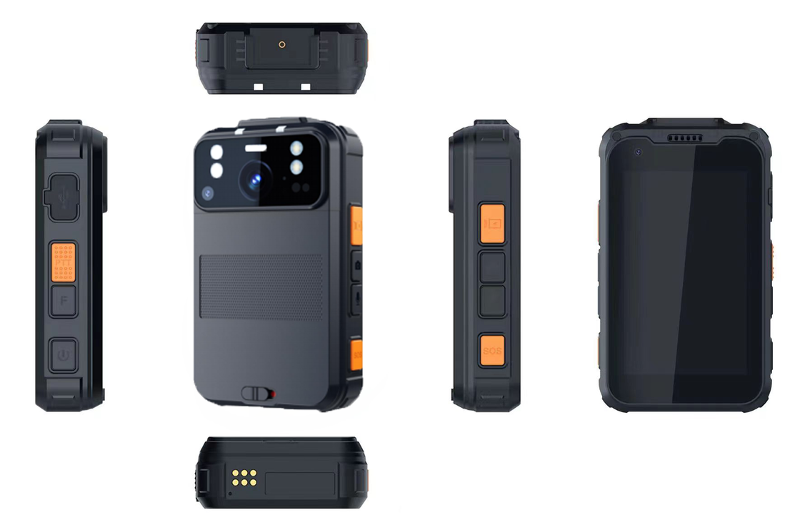 Bodycam Wifi IP Kamera Kartu SIM Data Onvif Rtsp Streaming Langsung