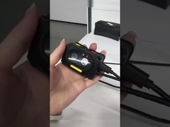 Lampu depan Lampu kilat kamera helm CCTV untuk pekerja situs konstruksi