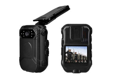 Kamera yang Dipakai di Tubuh 1080P Pemutaran GPS 140 Wide Angle Night Vision Perekam Kamera Polisi