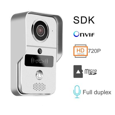 Keamanan Interkom Berkabel Kamera WiFi Bel Pintu 32G 1M