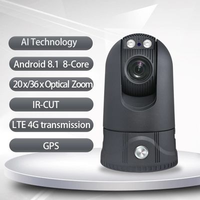 Horizonted 360 4G Dome Camera Kecepatan Tinggi 36X Zoom Optik 2T Penyimpanan Besar