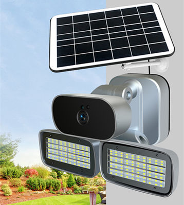 Lampu LED IP66 3.6MM Lensa 12000MAH 4G Kamera Baterai Surya