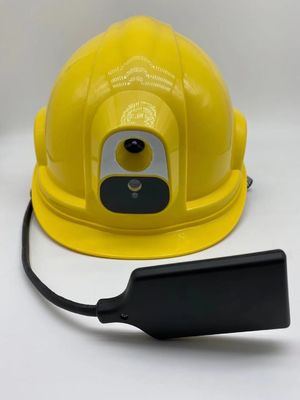 Helm Suhu Mengukur Sistem Android Helm Video 4G Dengan Kamera