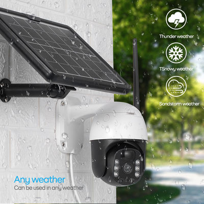 Sistem Keamanan 4G Solar Outdoor Camera Waterproof IP66 Camera Untuk Halaman Belakang