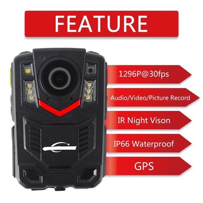 Kamera Video Polisi yang Dipasang di Tubuh Dengan Fungsi GPS